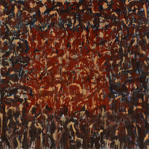 <strong>Painting the Lion from a Claw <br />(for DMcN)</strong>
<br />Acrylic on canvas
<br />60” x 60”
<br />1976
<br /> Private collection