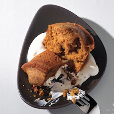 Kabocha Squash Cake with Brown Sugar Cream