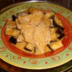 Thai Red Pork Curry With Aubergines