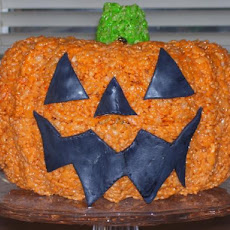 Rice Krispy Jack O Lantern