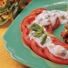 Tomatoes with Basil-Garlic Dressing