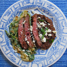 Carne Asada con Rajas