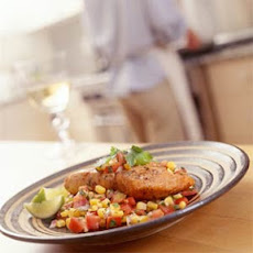 Salmon With Corn-and-Tomato Salsa