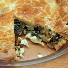 Kale and Onion Pie