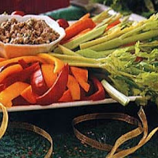 Winter Crudites with Walnut-Garlic Dip