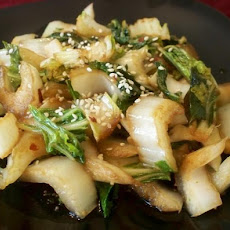 Zippy Stir-Fried Baby Bok Choy