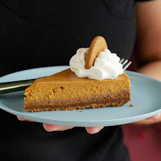 Ginger Snap Pumpkin Pie with Ginger Cream