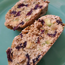 Holiday Biscotti With Cranberries and Pistachios