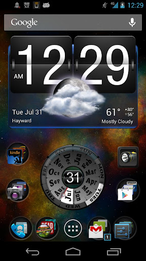 Year Clock Widget