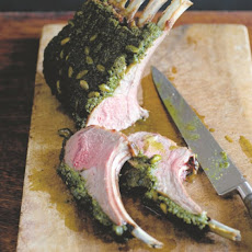 Roast Rack of Lamb With Pistachios Recipe