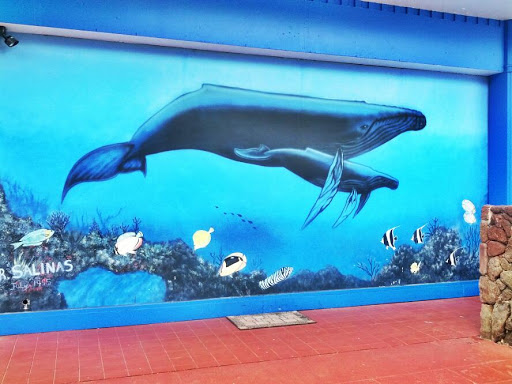 Humpback Whales Mural - Navatek