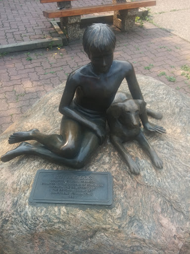 Statue - Boy and Dog