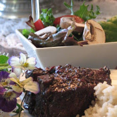 Grilled Lamb Chops With Red Wine, Garlic and Honey Glaze
