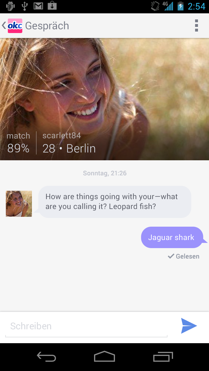 Android application OkCupid: Online Dating App screenshort