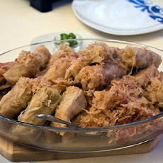 Sarma (Croatian Sauerkraut Rolls)