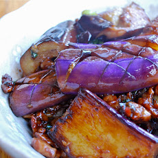 Criss-cross Pan-fried Eggplant