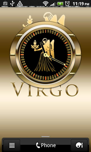 VIRGO - Zodiac Clock