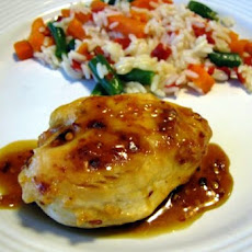 Chicken Breasts with Spicy Honey Orange Glaze