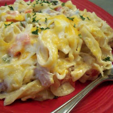 Chicken Cheese Noodle Casserole