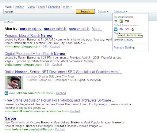 Search Engine Optimization tips from Ratish Naroor