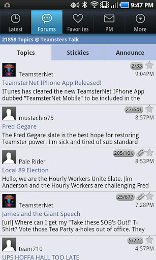 TeamsterNet Mobile