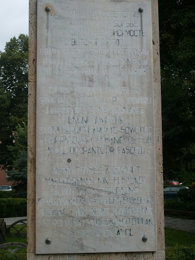 Monument sovietic Sighisoara