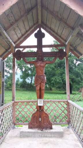 Christ On The Cross Sculpture