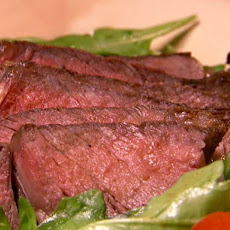 Grilled Rib Eye with Tomato and Arugula Salad