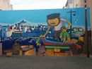 Fisherman wall art
