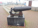 Kanon bij Harlingen Haven