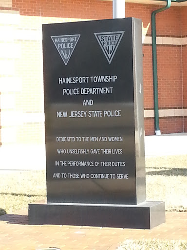 Hainesport Police Memorial