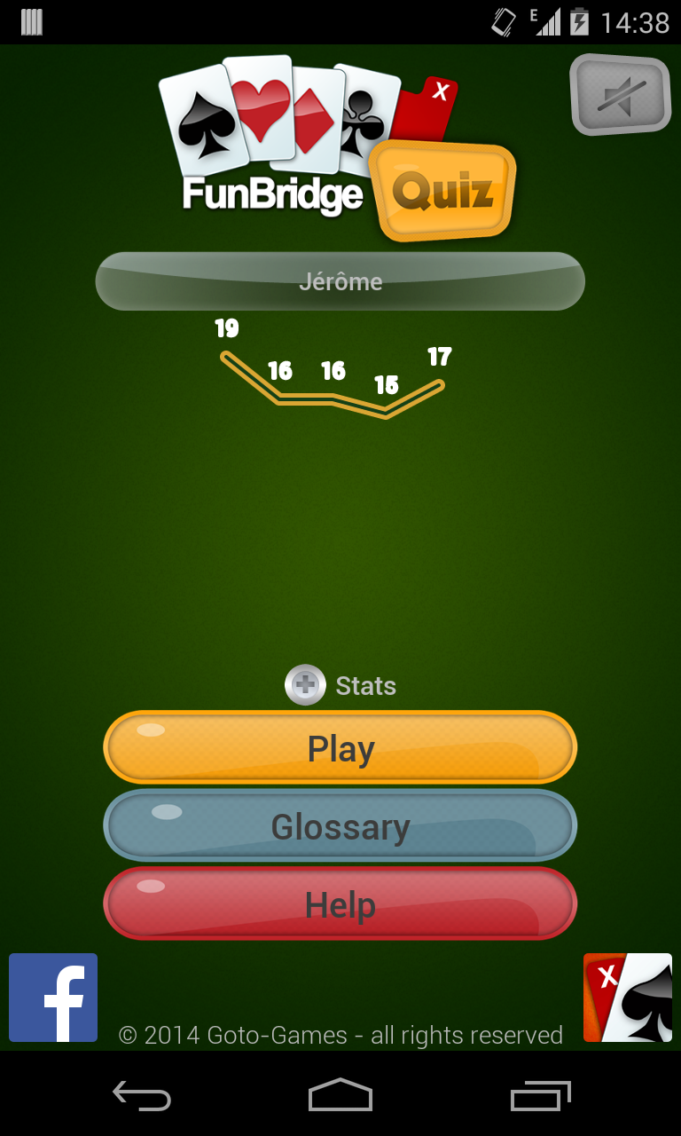 Android application Fun Bridge Quiz screenshort