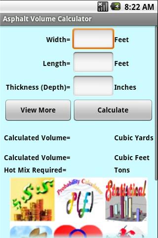 Asphalt Volume Calculator