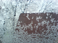 hail on my window