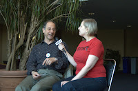 David Weinberger and Irina Slutsky for GETV David Weinberger and Irina Slutsky for GETV