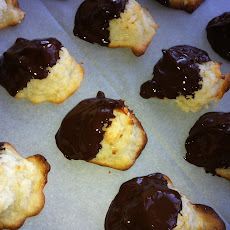 Chocolate Dipped Coconut Macaroons