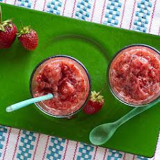 Strawberry-Hibiscus Granita