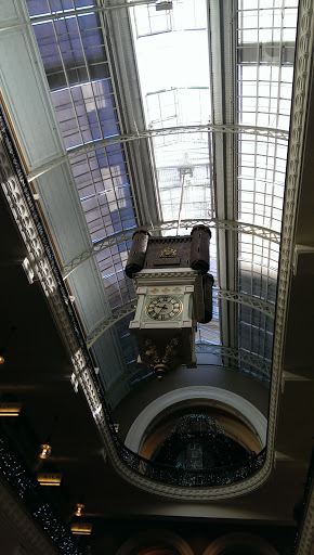 Clock in Queen Victoria Building