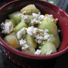 Honeydew Melon With Roquefort Cheese