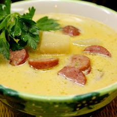 Sausage 'n Stout Cheese Soup