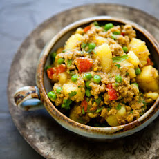 Curried Ground Turkey with Potatoes