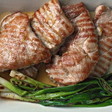 Dinner Tonight: Pork Paillards with Orange Marmalade Vinaigrette