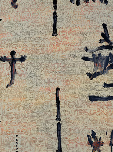 <strong>Isola San Michele IV</strong>
<br />Oil on prepared paper
<br />50” x 38”
<br />2009