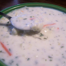 No Puree Cauliflower Soup