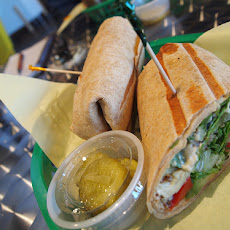 Spinach, Tomato & Hummus Wrap