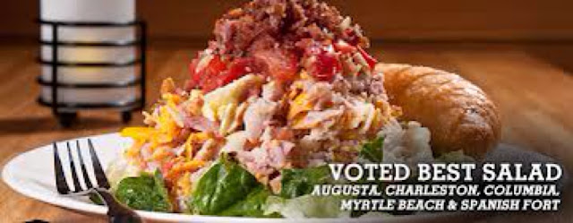 Minus the croissant, this salad is gluten free and offers a choice of six gluten free dressings.