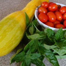 Summer Squash, Tomato, and Basil Pasta