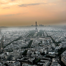 Paris from Montparnasse Tower by Jesús Sánchez Ibáñez - City,  Street & Park  Skylines ( pwcskylines )