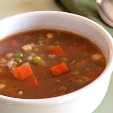 Beef, Barley and Vegetable Soup