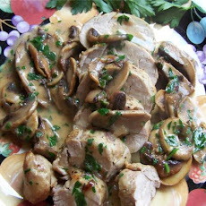 Pork Tenderloin With Mushroom Pan Sauce